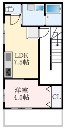 福田パレスの物件間取画像